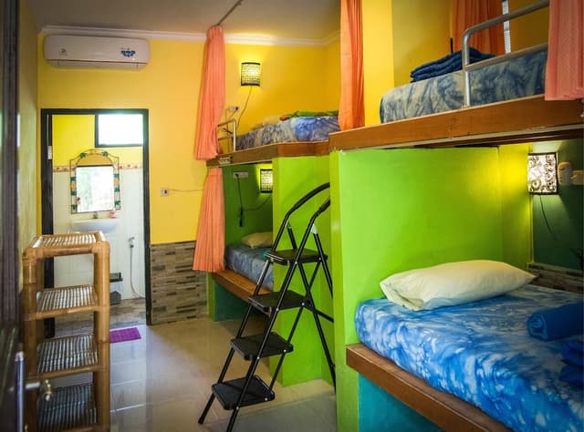 Economy Shared Dormitory, Mixed Dorm, Garden View