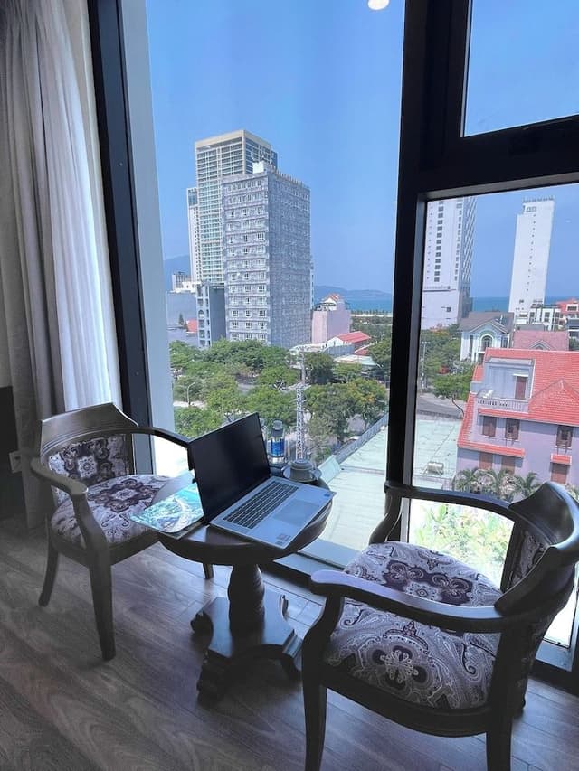 Deluxe Quadruple Room, Partial Ocean View