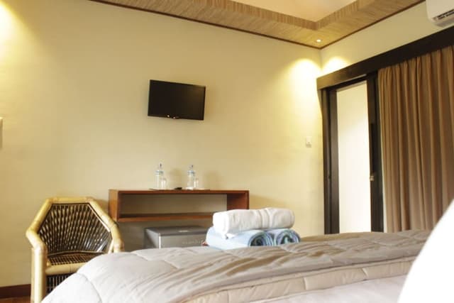 Deluxe Double Room, Terrace, Poolside