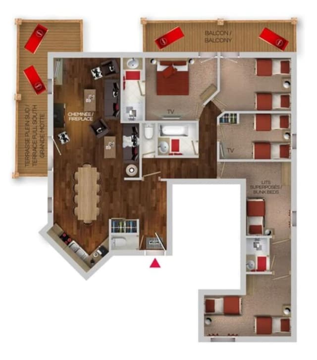 Apartment, 5 Bedrooms