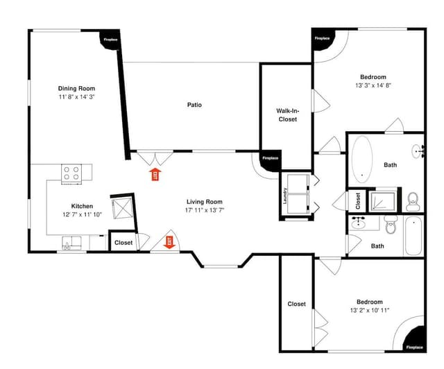House (2 Bedrooms)
