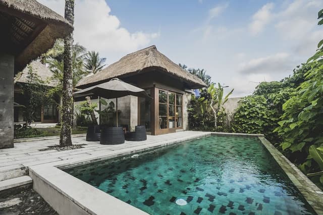 Two Bedrooms Garden view pool villa.