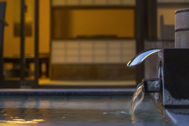 Japanese Style Room with Open Air Bath, Courtyard View