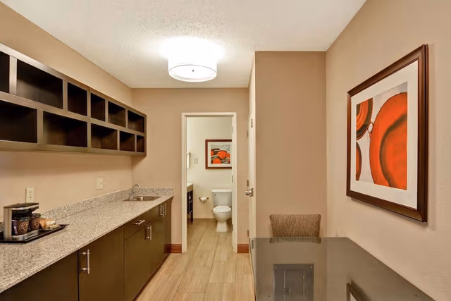 Studio Suite, 2 Queen Beds, Accessible, Bathtub (Mobility & Hearing)