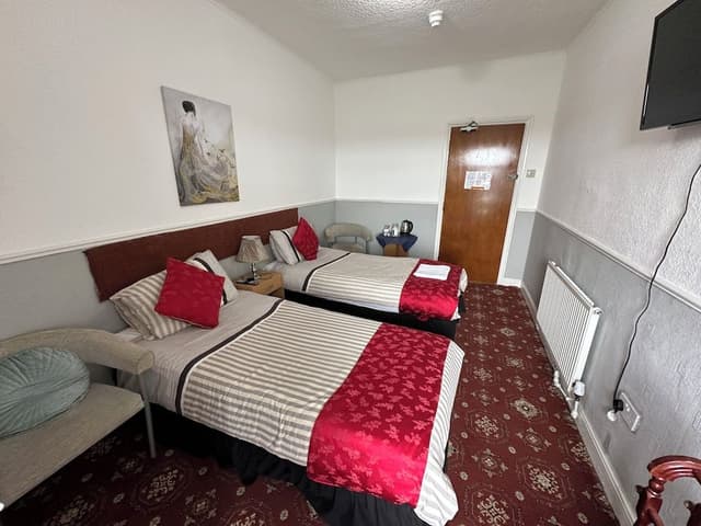 Basic Twin Room, Private Bathroom (outside the room)
