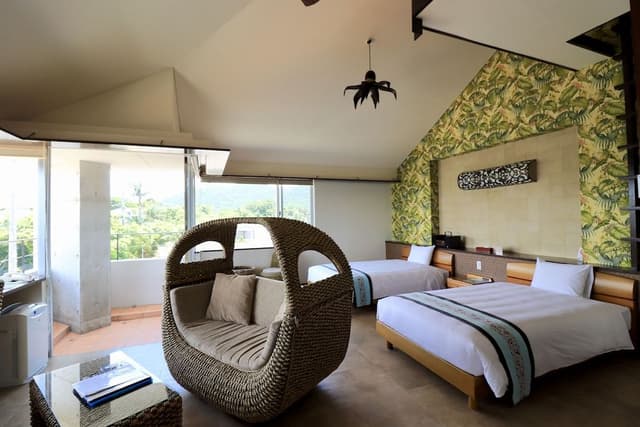 Standard Room, Non Smoking, Mountain View (2 Semi-Double Beds)