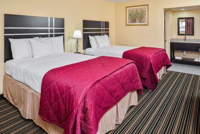 Double Room, 2 Double Beds, Non Smoking