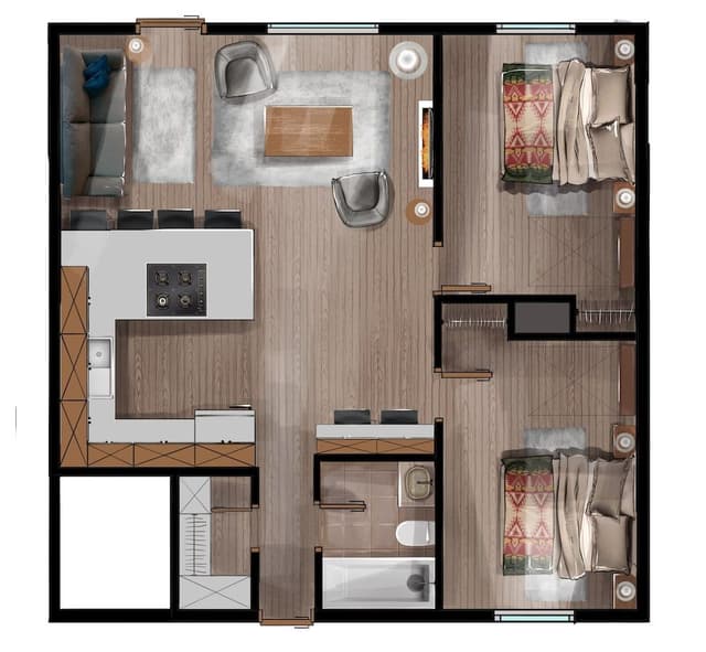 Suite, 2 Bedrooms
