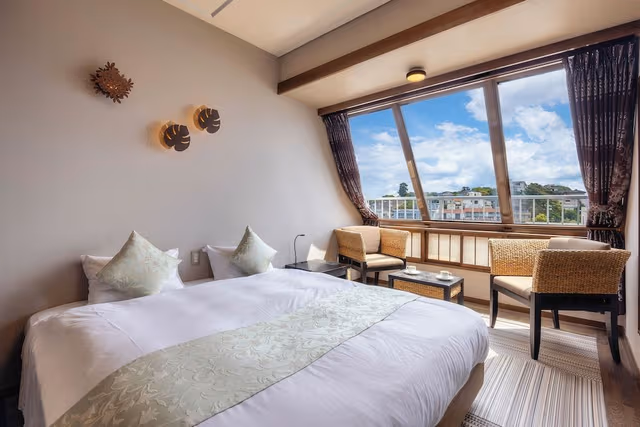 high floor KingRoom with open-air baths Non-Smoking