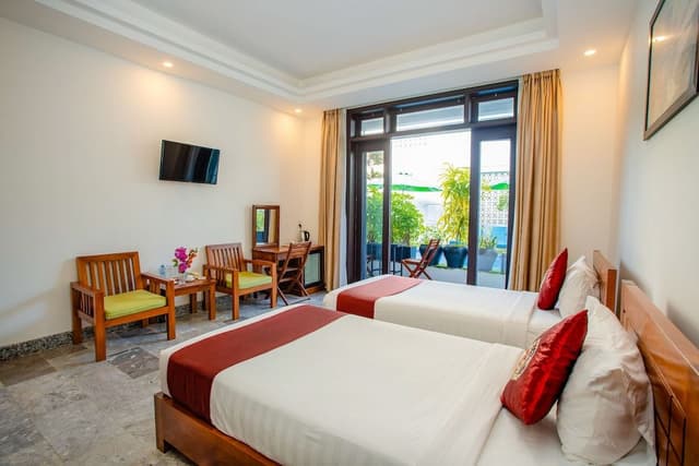 Deluxe Twin Room, Balcony, Pool View