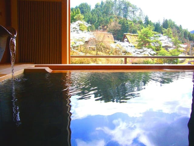 Japanese Western Style Twin Room, Open Air Bath