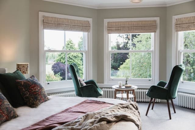 Double Room, Ensuite, Garden View (Welsh)