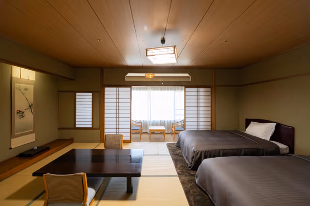 Japanese Style Twin Room with 12 Tatami