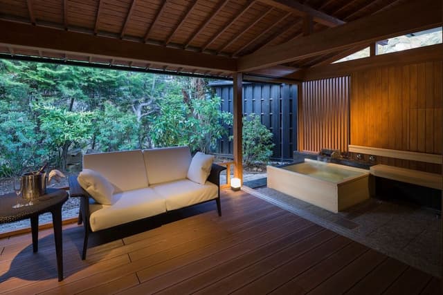 Luxury Villa Suite Japanese-Western Room with Open-Air Onsen