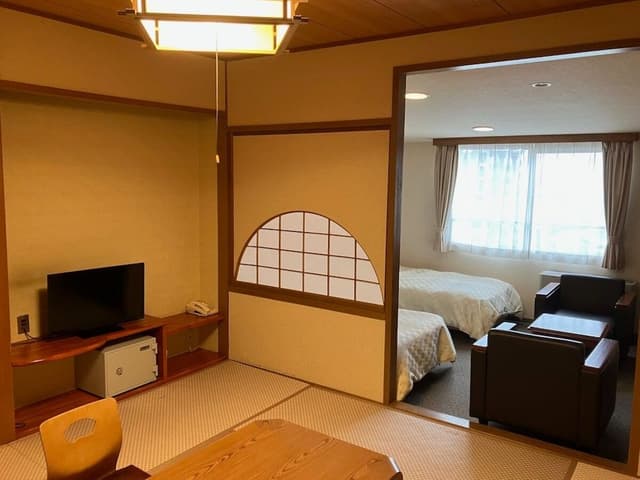 Japanese-Western Room (8 tatami mats + 2 Single Beds), Non Smoking