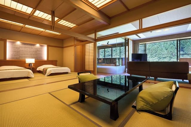 Deluxe Suite with open-air bath, River View, Non-Smoking