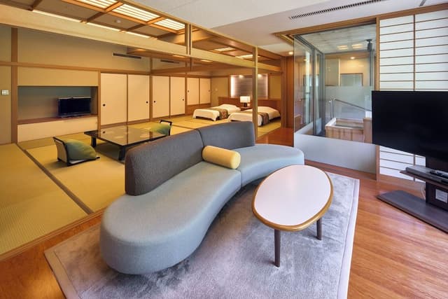 Deluxe Suite with open-air bath, River View, Non-Smoking