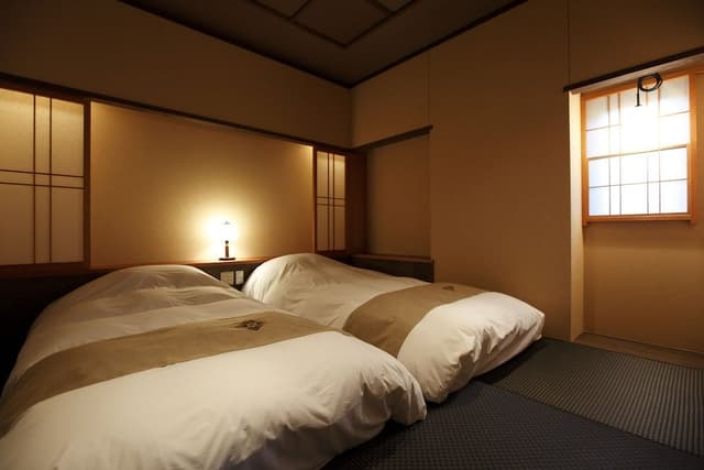 Japanese Western Style Triple Room A, Open-air Hot Spring Bath