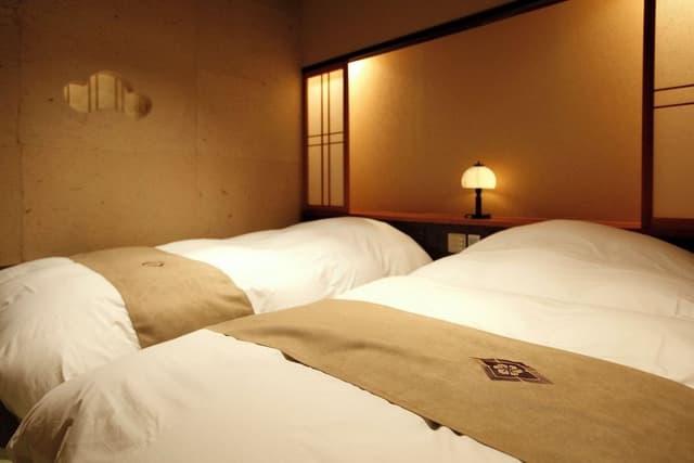 Japanese Western Style Triple Room A, Open-air Hot Spring Bath