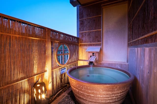 Japanese Style Room for 6 People with Private Open-air Bath, Non Smoking