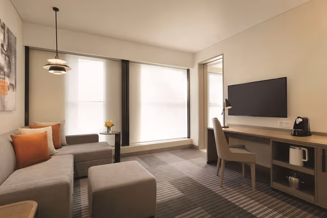 Suite, 1 King Bed with Sofa bed