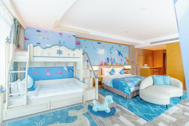 Ocean Theme Family Room (Bunk bed,Unlimited free entry to water park,Lost Chambers during the stay)