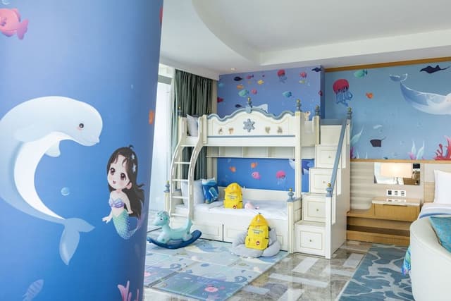 Ocean Theme Family Room (Bunk bed,Unlimited free entry to water park,Lost Chambers during the stay)