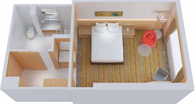 Executive Room, 2 Twin Beds