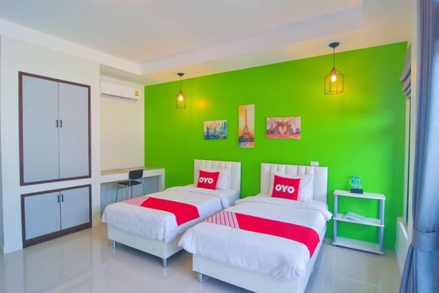 Deluxe Twin Room, Pool View