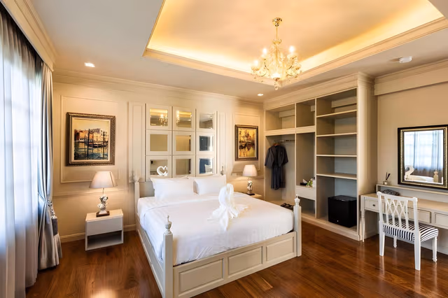 Luxury Double Room, 1 Bedroom, Ensuite, Pool View