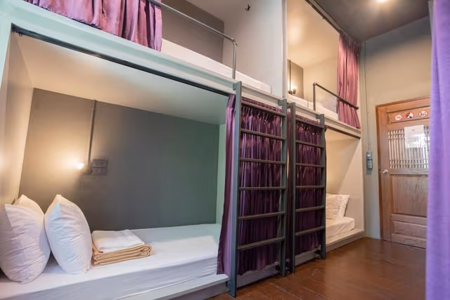 Shared Dormitory, Mixed Dorm, Shared Bathroom (4 Bunk Beds)