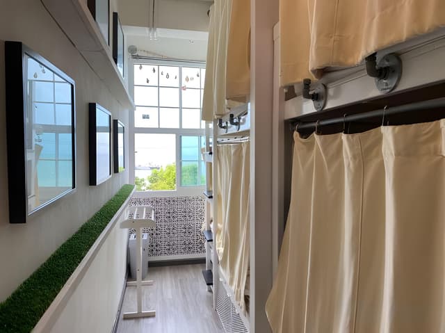 Single Bed in Female Dormitory Room