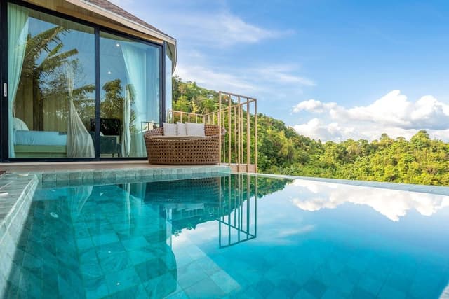 Panoramic Villa, 1 King Bed, Private Pool, Sea View