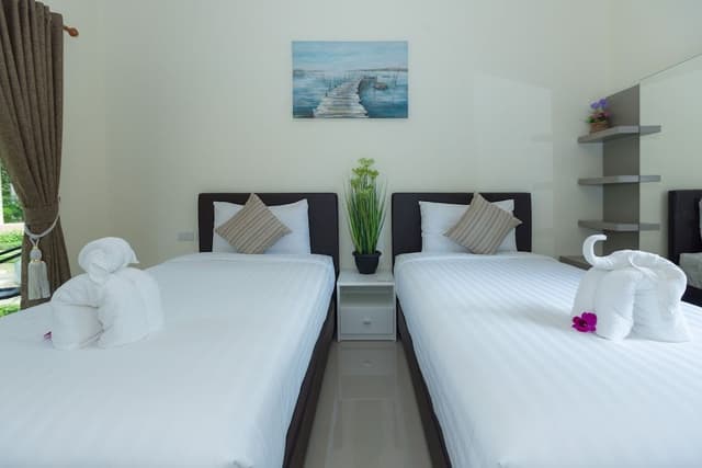 Garden Villa, Twin Beds