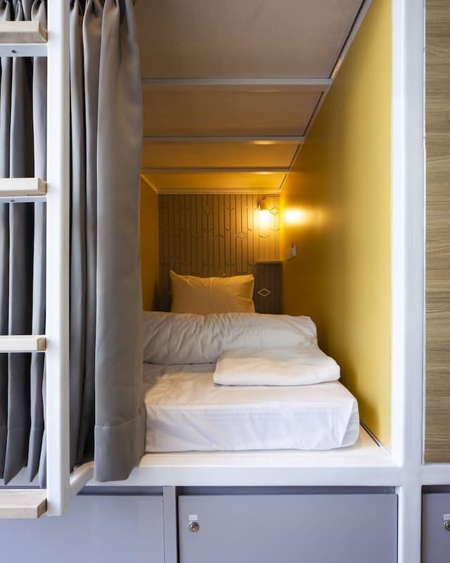 Bed in 12-Bed Mixed Dormitory Room ( En Suite Bathroom)
