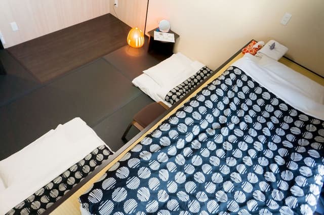 Private triple room, Shared Toilet and Shower