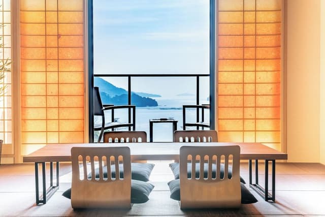 Japanese style junior suit room with open-air Non-smoking