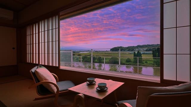 Standard Japanese-style Room, 15 tatami, River view, Non Smoking