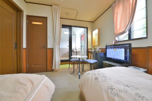 Twin Room with Private Open-air Bath, Smoking