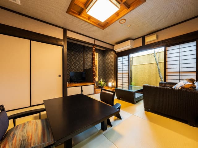 Hagi 1st Floor Japanese Style Room with Futon - 7.5 and 5.5 Tatami, Open-Air Bath for 2 Adult Only