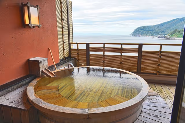 Ocean View Japanese Style Executive Room with Open-air Bath (Type A)