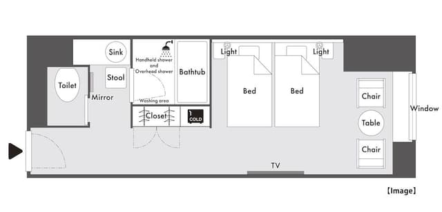 30th- High Floor - Standard Twin, Non Smoking