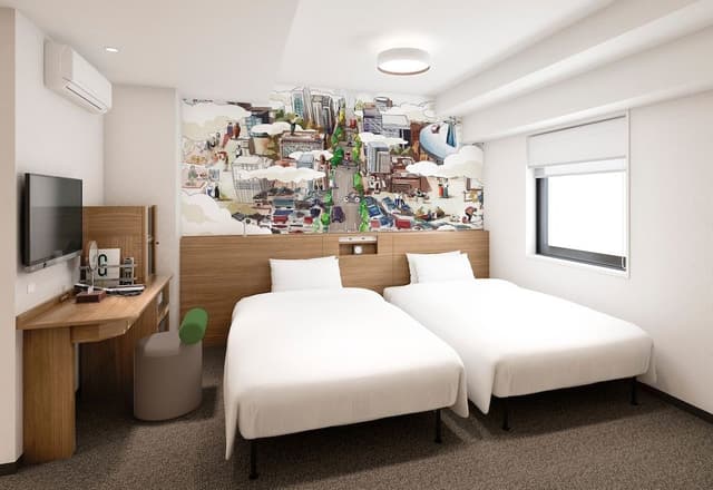 Standard Room, 2 Twin Beds (High Floor)