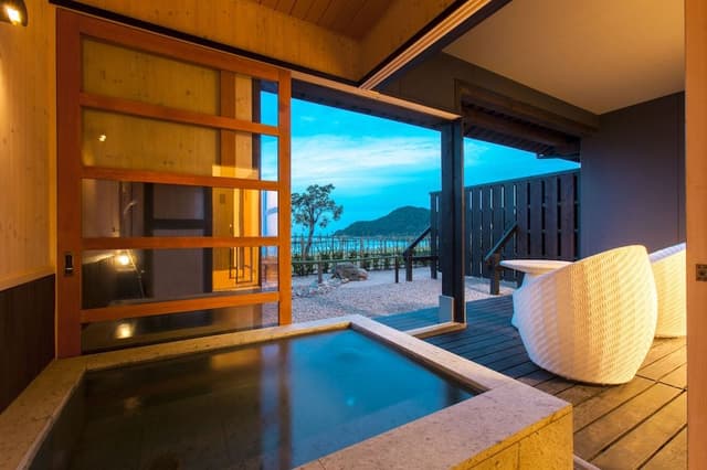 Japanese Style Basic Suite, “KAZAHA,” “YASOU” with Private Open-air Bath