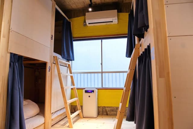 Mixed Dormitory Room with work space, Non Smoking (Single use)