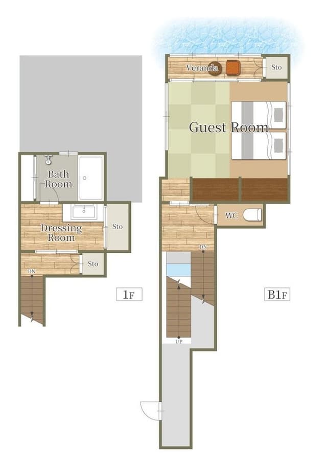 Mizu-no-ma" Double Room with Lake View