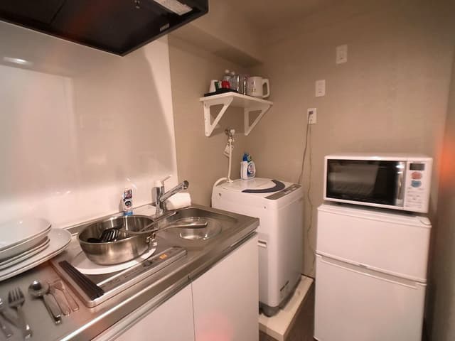 Family Triple Room, Non Smoking, Kitchen