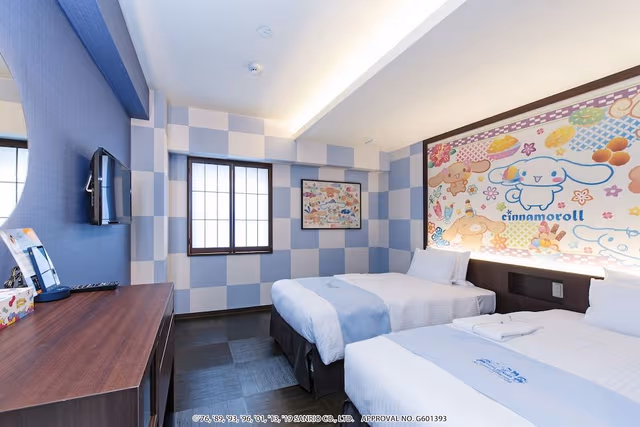 Standard Twin Room, Non Smoking - Cinnamoroll with one plate breakfast (Agu pork Hamburg steak)