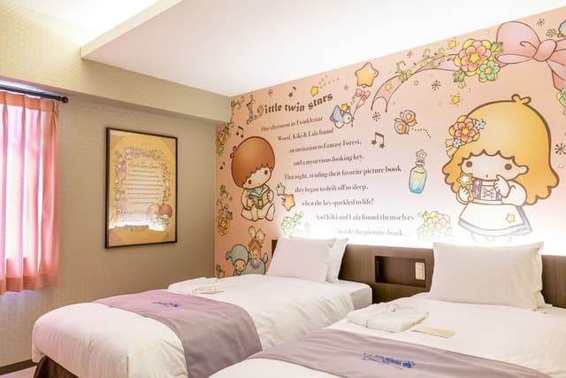 Standard Twin Room, Non Smoking - Little Twin Stars with one plate breakfast, Agu pork Hamburg steak
