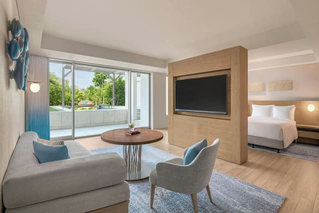 Junior Suite, 2 Double Beds, Private Pool, Garden View